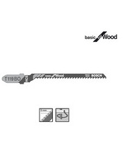 Bosch basic for Wood T 119 BO 1 полотно фото 2773761789