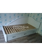  Кровать TM Matrason Polly 120x190 дуб с 2 мя ящиками на направляющих светлый орех-К Cтандартное Без патины Стандартное