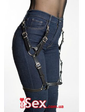  Длиные кожаные портупеи-пояс Scappa с карабинами для джинс