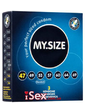  Презервативы MY.SIZE 47 мм, 3 шт.