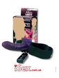  Фиолетовый страпон-вибратор на пристежках Alias Female Strap On