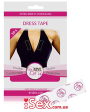  Двусторонние самоклеющиеся ленты Bye Bra для подтяжки груди Dress Tape Clear 30 штук фото 453642683