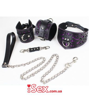  Черно-фиолетовый ажурный комплект Scappa в стиле барокко фото 2083400853