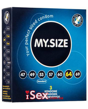  Презервативы MY.SIZE 64 мм, 3 шт. фото 1427240357