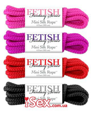  Набор бондажных веревок Fetish Fantasy Series Mini Silk Rope Sampler фото 4205333763