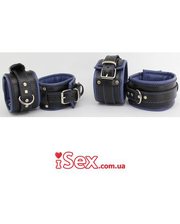  Черно-синий комплект наручников и понож Scappa фото 3850488155