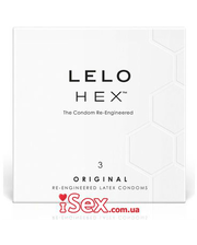  Презервативы LELO Hex Condoms Original, 3 шт фото 396859997
