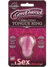  Виброкольцо для языка Doc Johnson GoodHead - Vibrating Tongue Ring фото 1048674844