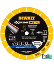  Диск алмазный по металлу DeWALT, d=355 мм,толщина 3.3 мм DT40257 фото 3668759693