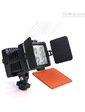  LED-5010A Светодиодный накамерный свет для фото/видеокамеры со шторками, 5500K-6500K (3500K/фильтр) + АБ + З/У.