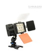  LED-5080 Светодиодный накамерный свет для фото/видеокамеры со шторками, 5000K-6000K (3500K/фильтр) + АБ + З/У.