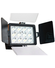 LED LED-1040A Биколорный накамерный свет с регулировкой цветовой температуры АБ+ З/У+ ДУ, 3000К-6000К. фото 3921583632