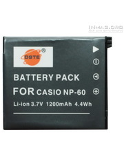 Casio NP-60 Усиленный Аккумулятор 1200mАh для фотокамер NP-60 (аналог), Li-ion. фото 2514090302