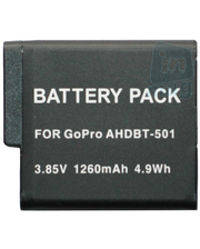 GoPro AHDBT-501 Усиленный Аккумулятор 1260mАh для видеокамер Hero 3+, Hero 3 (аналог), Li-ion. фото 1179407429