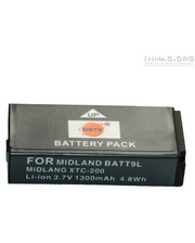 MIDLAND BATT9L Усиленный Аккумулятор 1300mАh для видеокамер , Li-ion. фото 776513818