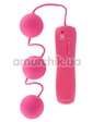 Joy Toy Вагинальные шарики с вибрацией Funky Triple Power Balls, розовые