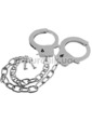 NMC Наручники Metal Handcuffs Long Chain, серебряные