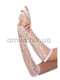 Leg Avenue Перчатки Elbow Lengh Lace Fingerless Gloves, белые