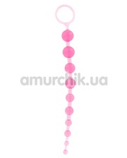 Joy Toy Анальные бусы Thai Toy Beads розовые фото 1695888815