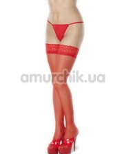 Softline Чулки Stockings красные (модель 5514) фото 2167400997