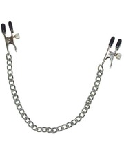 Orion Зажимы для сосков Sextreme Boob Chain with Nipple Clamps, серебряные фото 3636444431