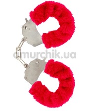 Joy Toy Наручники Furry Fun Cuffs, красные фото 435942403