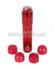 NMC Клиторальный вибратор Vibrant Portable Vibrator, красный фото 3746491186
