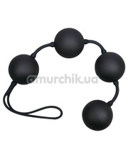 Orion Вагинальные шарики Velvet Black Balls черные фото 2110142125
