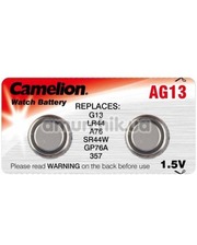 Camelion Plus Alkaline LR44 (AG13), 2 шт фото 2223219201