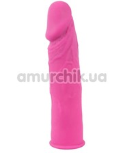 Orion Насадка - удлинитель пениса Smile Extension Sleeve For Man, розовая фото 67883011