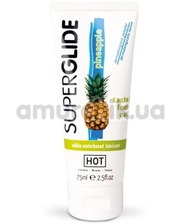 Hot Оральный лубрикант Superglide Pineapple - ананас, 75 мл фото 2429941313