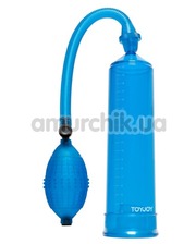 Joy Toy Вакуумная помпа Pressure Pleasure Pump, синяя фото 3452064818