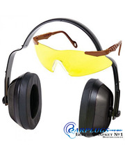 Allen Safety Combo - комплект для стрелков. Наушники + защитные очки. фото 1310424091