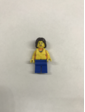 Lego Девушка в спасательном жилете синих штанах и оранжевой блузке