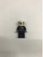 Lego Полицейский в черной одежде с курткой на молниях и белом шлеме