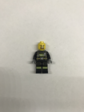 Lego Спасатель в черной спецодежде с рацией