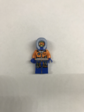 Lego Сотрудник арктической станции в оранжевой куртке с синим капюшоном и горнолыжними очками