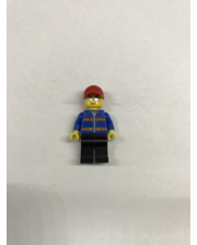 Lego Строитель в красной кепке и серых очках фото 2449897191