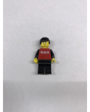 Lego Мальчик в красной кофте с черными рукавами фото 2186362158