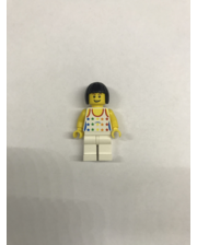 Lego Девочка в белой майке с звездочками фото 1251386143