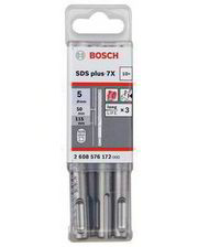 Bosch ір бурів SDS-plus-7X, 5x50x115 мм 10 шт фото 3236233947