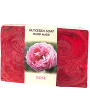  Глицериновое мыло ручной работы - Роза, BioRose, 75 гр фото 3505142241