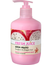 Fresh Juice Крем-мыло с дозатором. Франжипани и драконов фрукт с маслом макадамии 460 мл фото 2252836344