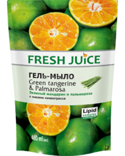 Fresh Juice Fresh Juice. Гель-мыло дой-пак. Зеленый мандарин и пальмароза 460 мл фото 123296603