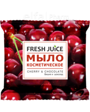Fresh Juice Мыло косметическое. Вишня и шоколад 75 г фото 751119159