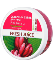 Fresh Juice Сахарный скраб для тела. Розовый банан 225 мл фото 3371944176