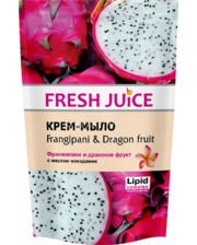 Fresh Juice Крем-мыло дой-пак. Франжипани и драконов фрукт с маслом макадамии 460 мл фото 1324932740