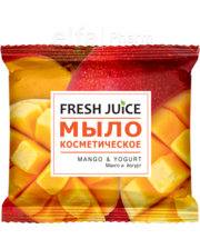 Fresh Juice Мыло косметическое. Манго и йогурт 75 г фото 2708697389