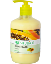 Fresh Juice Крем-мыло с дозатором. Папайя с увлажняющим молочком авокадо 460 мл фото 442310683