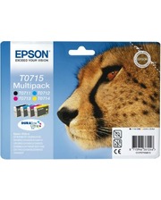 Epson T0715 CMYK MultiPack DURABrite | Stylus D78 / 92/120/120 (C13T07154012) фото 357576433